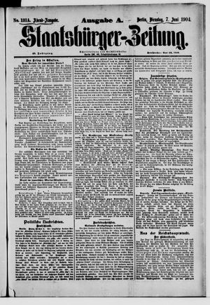 Staatsbürger-Zeitung vom 07.06.1904