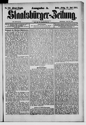 Staatsbürger-Zeitung vom 10.06.1904