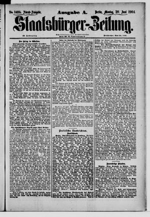 Staatsbürger-Zeitung vom 20.06.1904