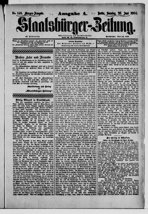 Staatsbürger-Zeitung vom 26.06.1904