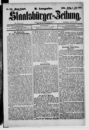 Staatsbürger-Zeitung on Jul 1, 1904