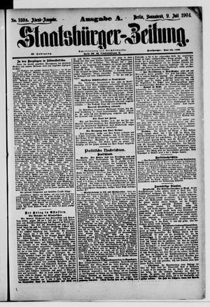 Staatsbürger-Zeitung vom 09.07.1904