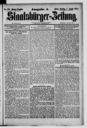 Staatsbürger-Zeitung vom 07.08.1904