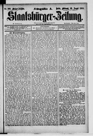 Staatsbürger-Zeitung vom 10.08.1904