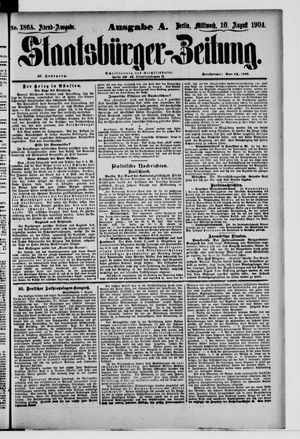 Staatsbürger-Zeitung vom 10.08.1904