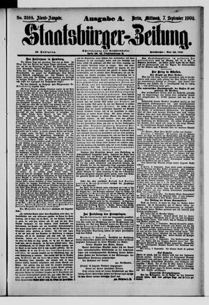 Staatsbürger-Zeitung vom 07.09.1904