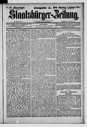 Staatsbürger-Zeitung vom 08.09.1904