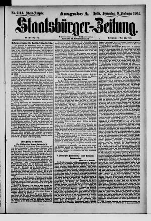 Staatsbürger-Zeitung vom 08.09.1904