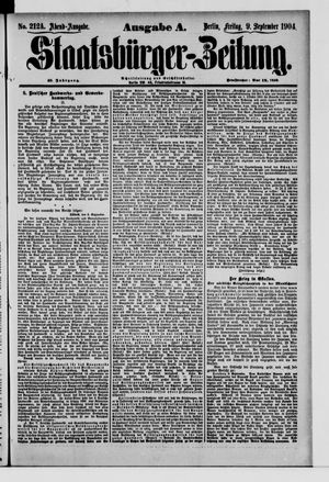 Staatsbürger-Zeitung vom 09.09.1904