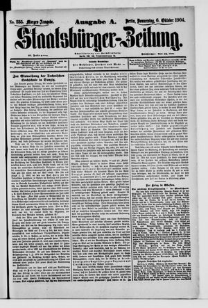 Staatsbürger-Zeitung vom 06.10.1904