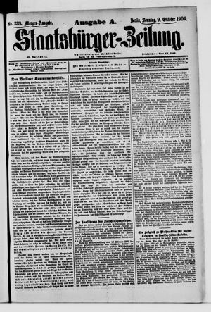 Staatsbürger-Zeitung vom 09.10.1904