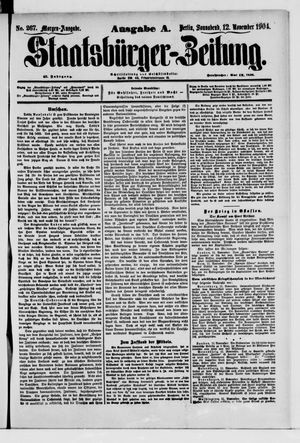 Staatsbürger-Zeitung vom 12.11.1904