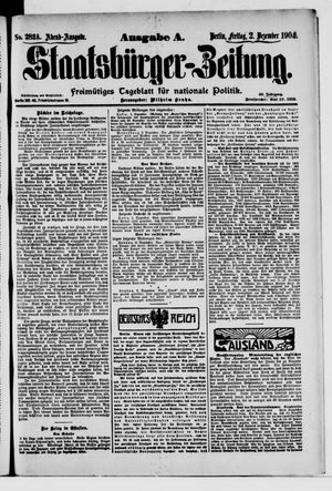 Staatsbürger-Zeitung vom 02.12.1904