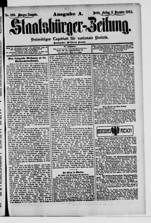 Staatsbürger-Zeitung vom 09.12.1904