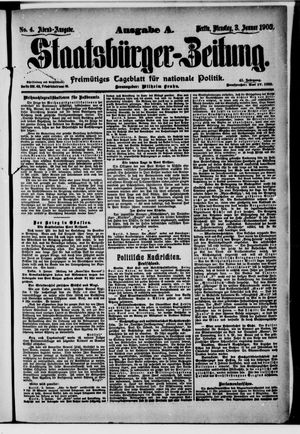 Staatsbürger-Zeitung vom 03.01.1905