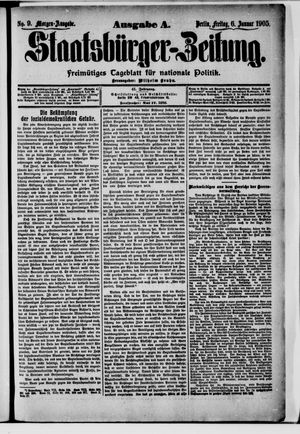 Staatsbürger-Zeitung vom 06.01.1905