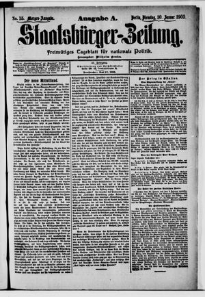 Staatsbürger-Zeitung vom 10.01.1905
