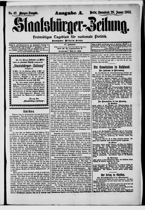 Staatsbürger-Zeitung vom 28.01.1905