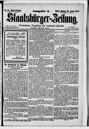 Staatsbürger-Zeitung vom 30.01.1905