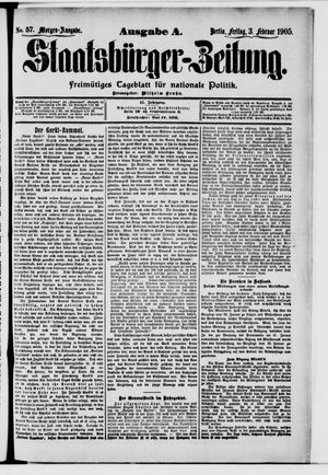 Staatsbürger-Zeitung vom 03.02.1905
