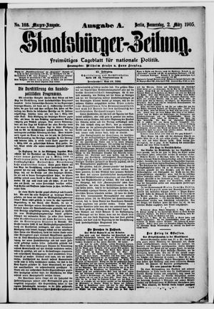 Staatsbürger-Zeitung vom 02.03.1905