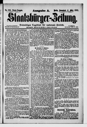 Staatsbürger-Zeitung vom 04.03.1905