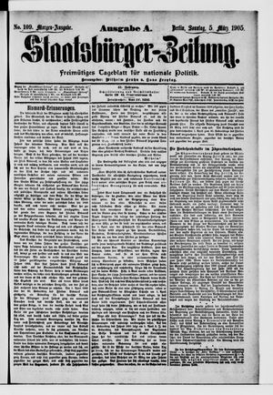 Staatsbürger-Zeitung vom 05.03.1905