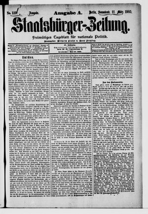 Staatsbürger-Zeitung vom 11.03.1905