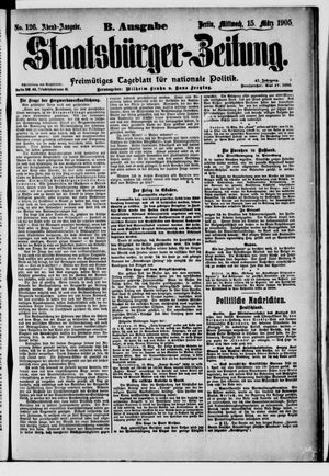 Staatsbürger-Zeitung vom 15.03.1905