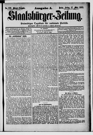 Staatsbürger-Zeitung vom 17.03.1905