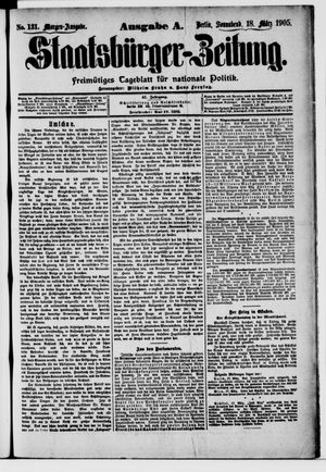 Staatsbürger-Zeitung vom 18.03.1905