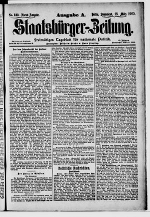 Staatsbürger-Zeitung vom 18.03.1905