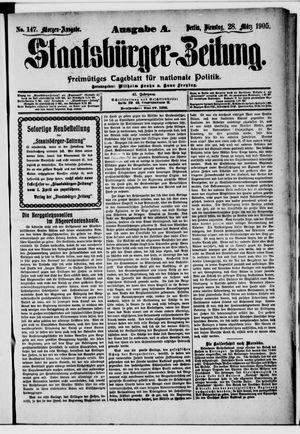 Staatsbürger-Zeitung vom 28.03.1905