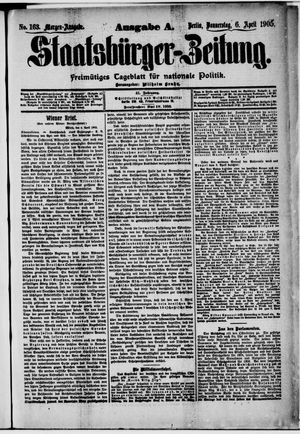 Staatsbürger-Zeitung vom 06.04.1905