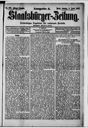 Staatsbürger-Zeitung vom 09.04.1905