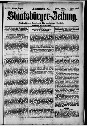 Staatsbürger-Zeitung vom 14.04.1905