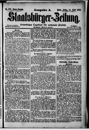 Staatsbürger-Zeitung vom 14.04.1905