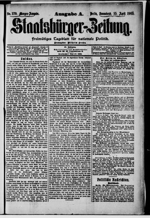 Staatsbürger-Zeitung vom 15.04.1905