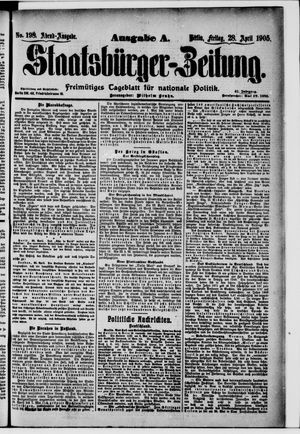 Staatsbürger-Zeitung vom 28.04.1905
