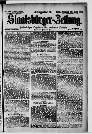 Staatsbürger-Zeitung vom 29.04.1905