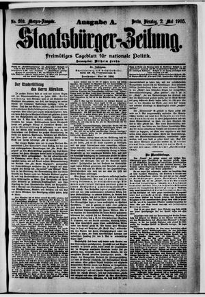 Staatsbürger-Zeitung vom 02.05.1905