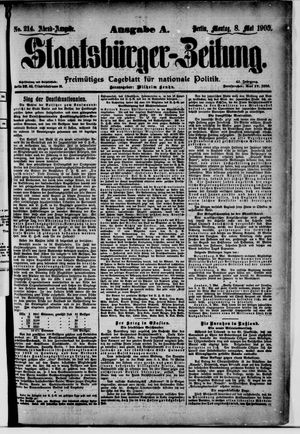 Staatsbürger-Zeitung vom 08.05.1905