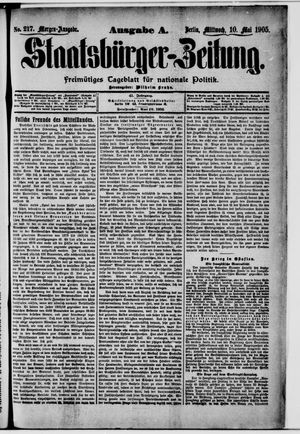 Staatsbürger-Zeitung vom 10.05.1905