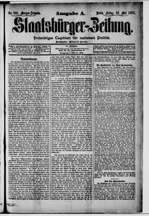 Staatsbürger-Zeitung vom 12.05.1905