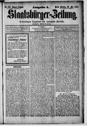 Staatsbürger-Zeitung vom 23.05.1905