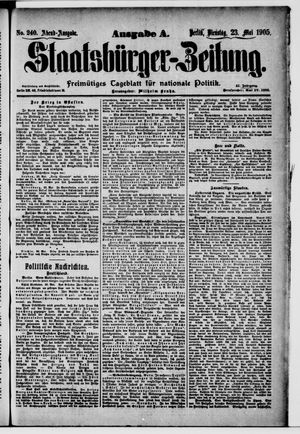 Staatsbürger-Zeitung vom 23.05.1905