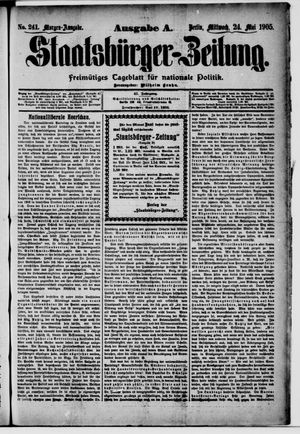 Staatsbürger-Zeitung vom 24.05.1905