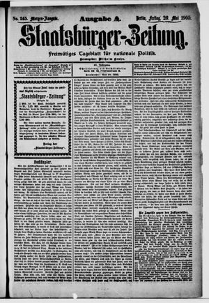 Staatsbürger-Zeitung vom 26.05.1905