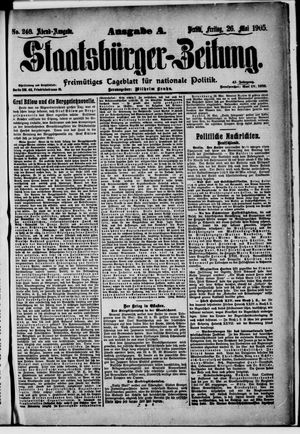 Staatsbürger-Zeitung vom 26.05.1905