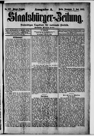Staatsbürger-Zeitung vom 03.06.1905